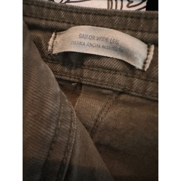 Universal thread green sailor wide leg high waist jeans - Picture 4 of 6